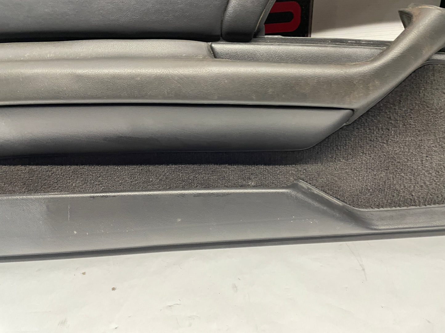 2000 Chevy Camaro Z28 LH Driver Interior Door Panel Trim Ebony Black OEM - Day's Parts Yard