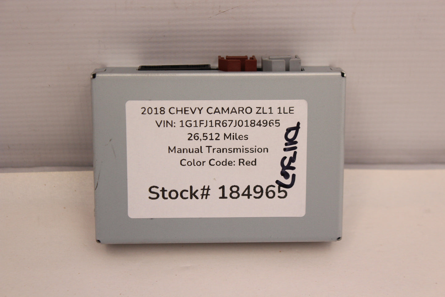2018 Chevy Camaro ZL1 1LE HMI Bypass Control Module OEM - Day's Parts Yard