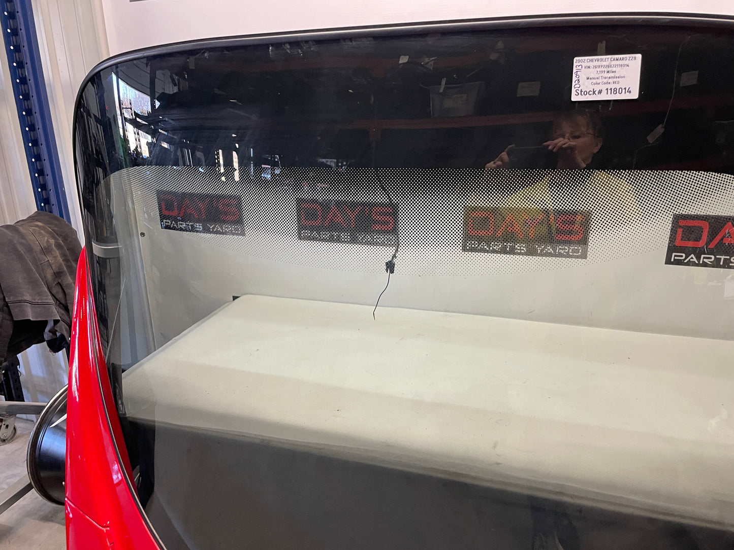 2002 Chevy Camaro Z28 Rear Trunk Deck Lid Hatch Back Hatchback Spoiler OEM - Day's Parts Yard