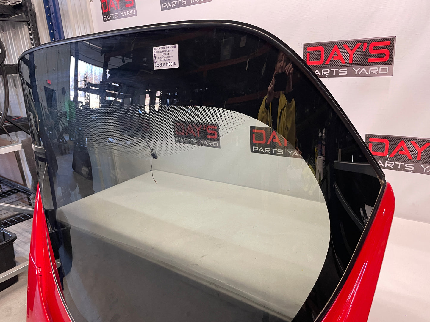 2002 Chevy Camaro Z28 Rear Trunk Deck Lid Hatch Back Hatchback Spoiler OEM - Day's Parts Yard
