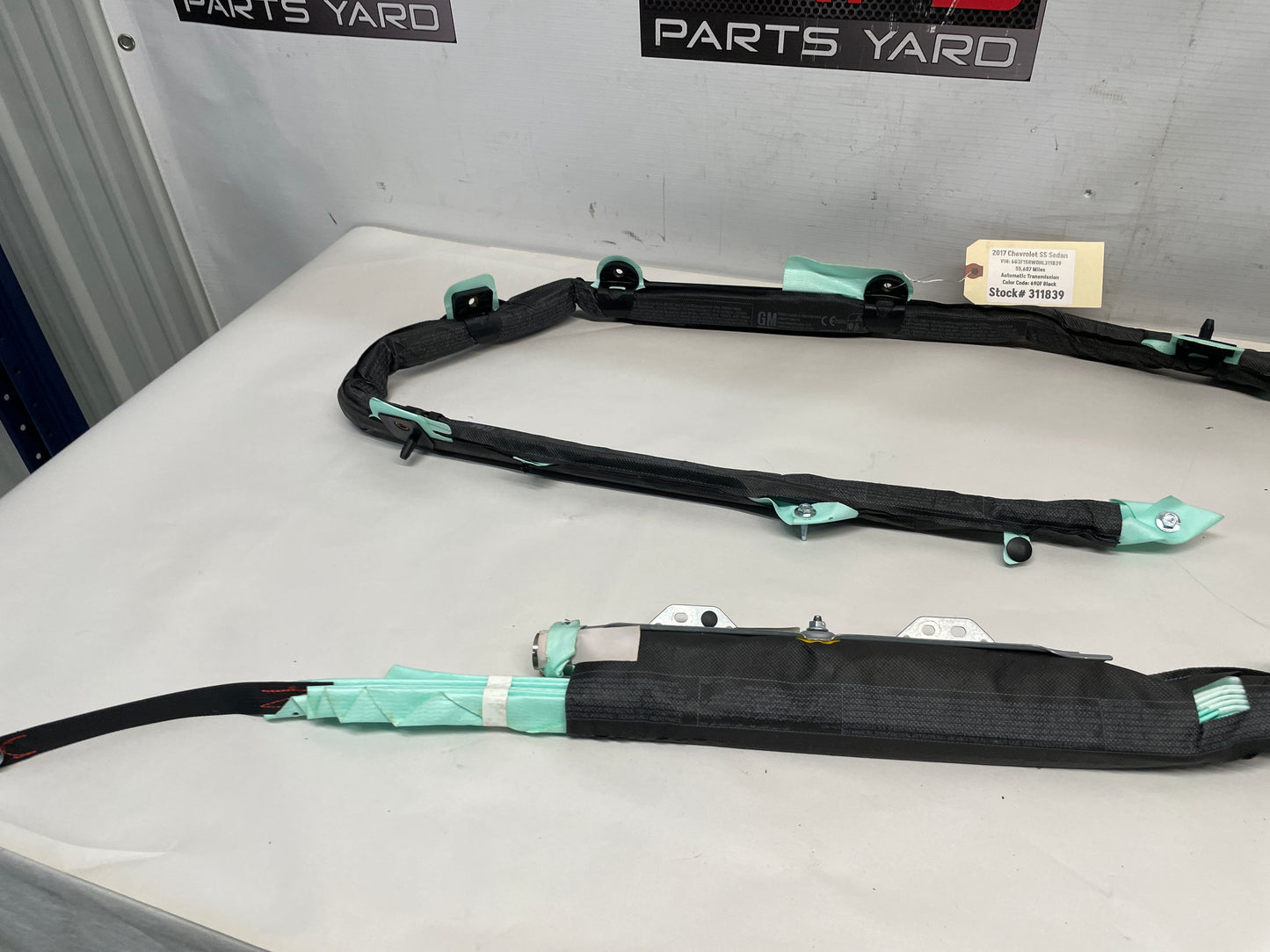 2017 Chevy SS Sedan RH & LH Curtain Airbag Air Bag OEM - Day's Parts Yard
