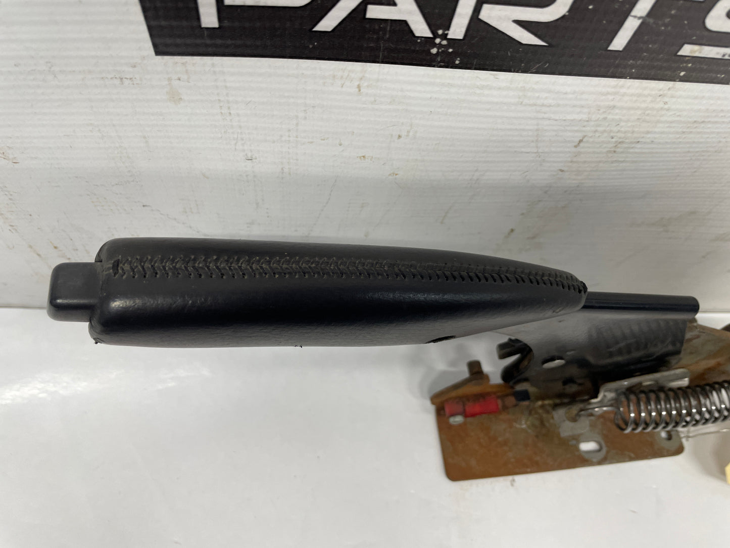 2000 Chevy Camaro Z28 Emergency Parking E-Brake w/ Black Ebony Leather Handle OEM - Day's Parts Yard