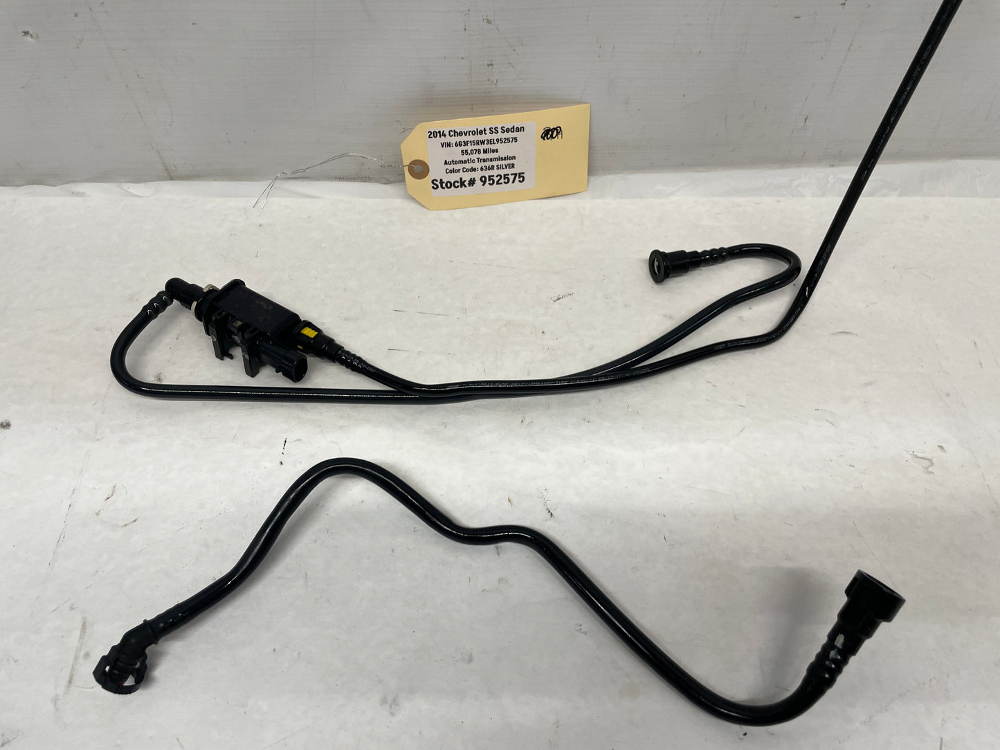 2014 Chevy SS Sedan Intake Evap Lines Tubes Hoses OEM