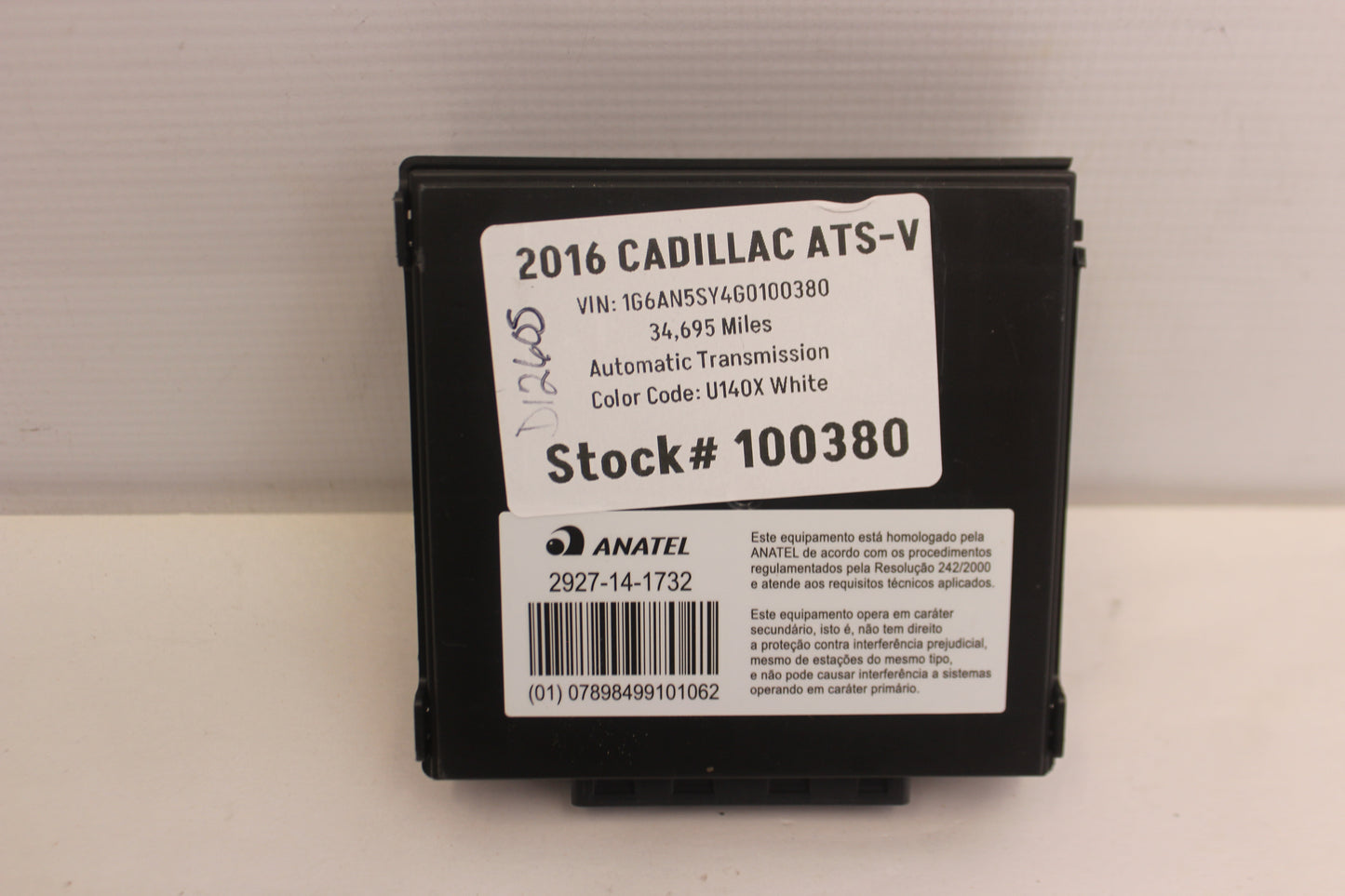 2016 Cadillac ATS-V Keyless Entry Control Module OEM - Day's Parts Yard
