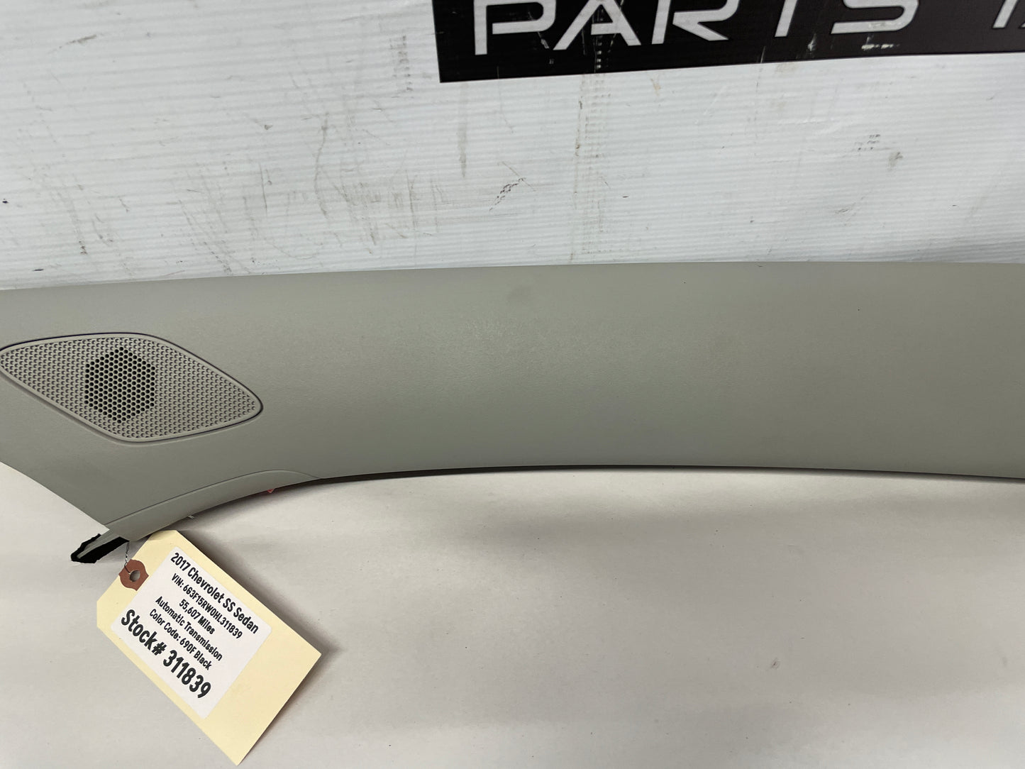 2017 Chevy SS Sedan RH & LH Interior A Pillar Trim OEM - Day's Parts Yard