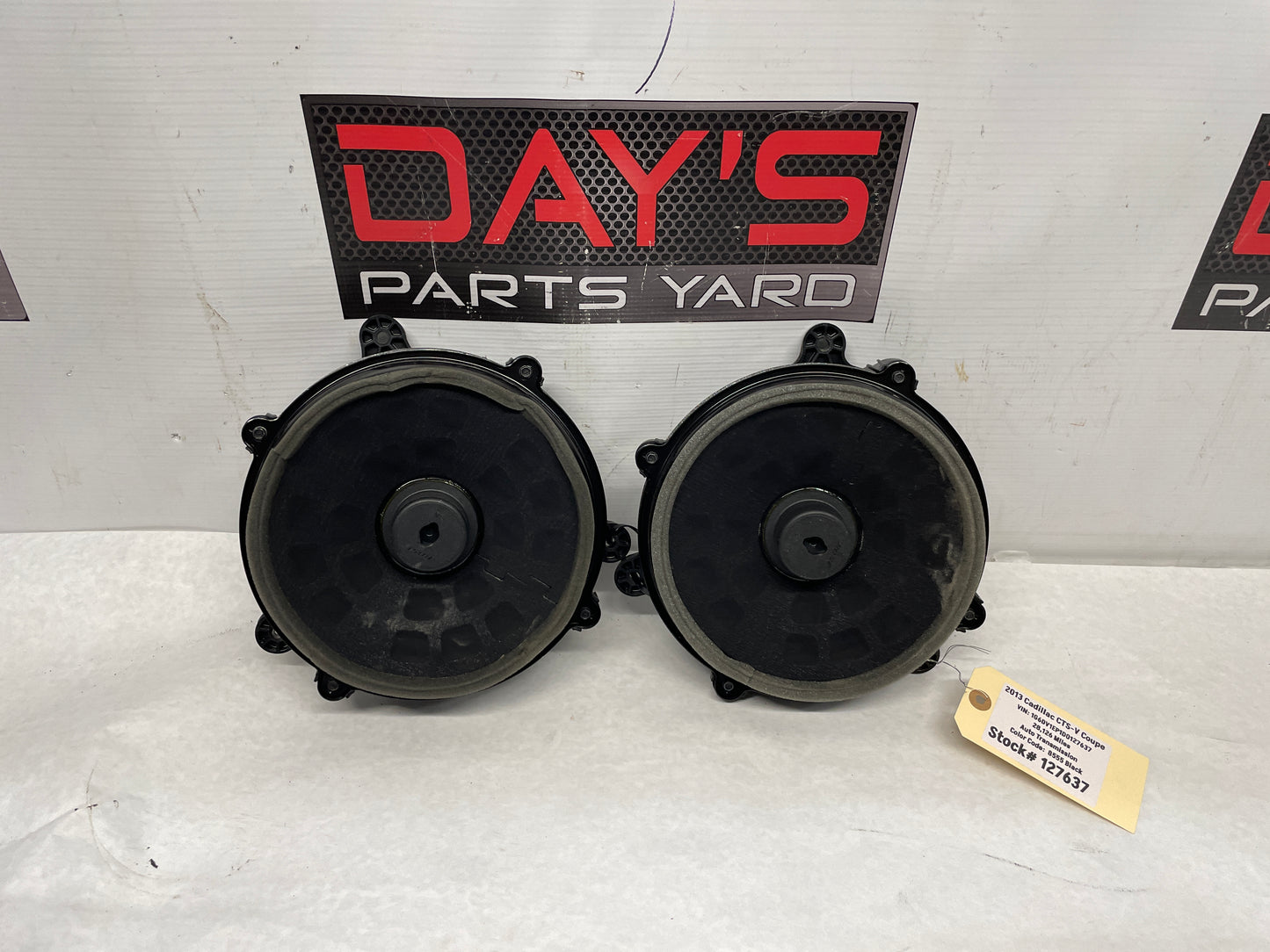 2013 Cadillac CTS-V Coupe RH & LH Door Bose Speakers OEM - Day's Parts Yard