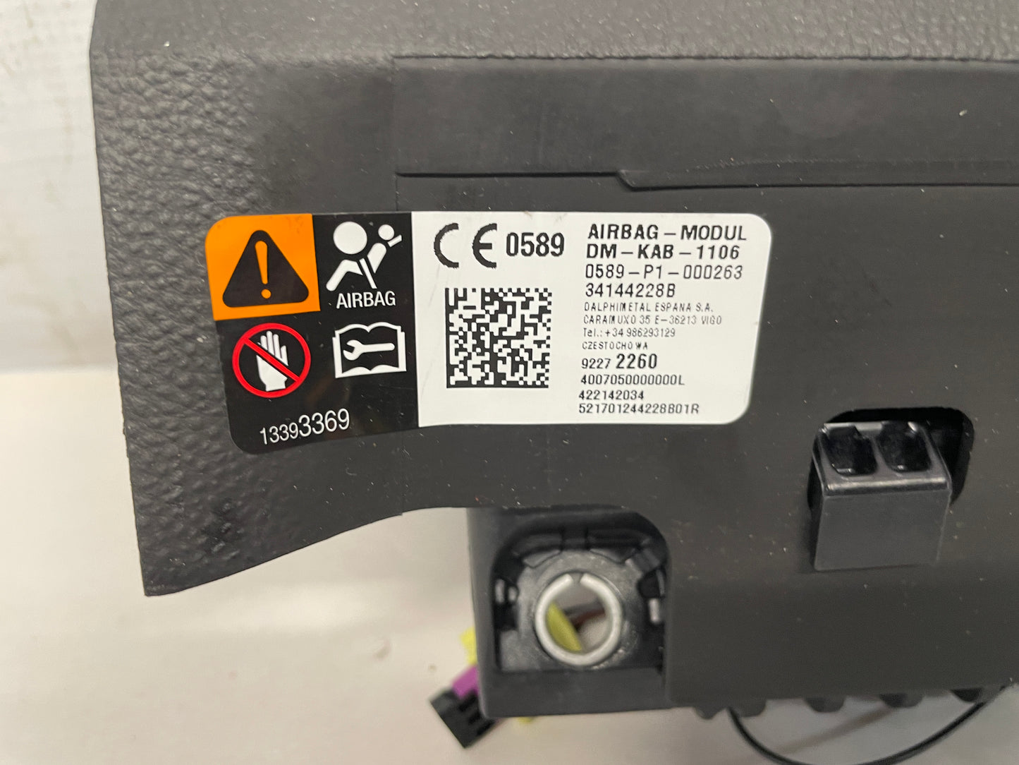 2017 Chevy SS Sedan LH Driver Knee Dash Airbag Air Bag OEM - Day's Parts Yard