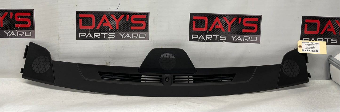 2013 Cadillac CTS-V Coupe Dashboard Dash Vent Windshield Defroster Trim Panel OEM - Day's Parts Yard