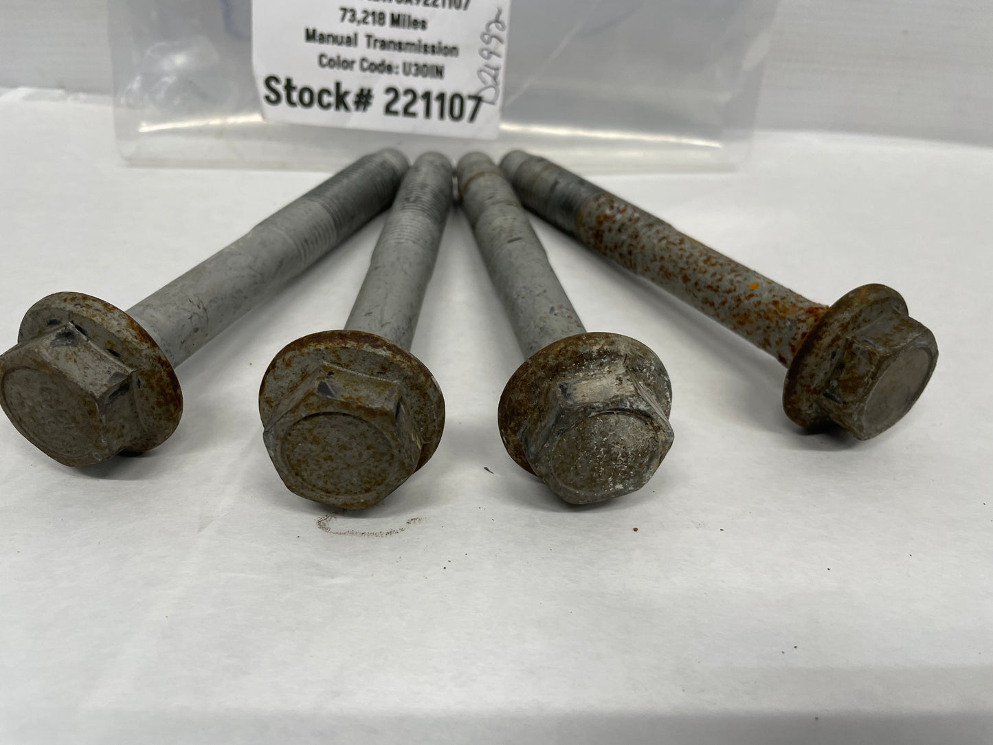 2010 Chevy Camaro SS Rear Suspension Cradle K Member Bolts Hardware OEM - Day's Parts Yard