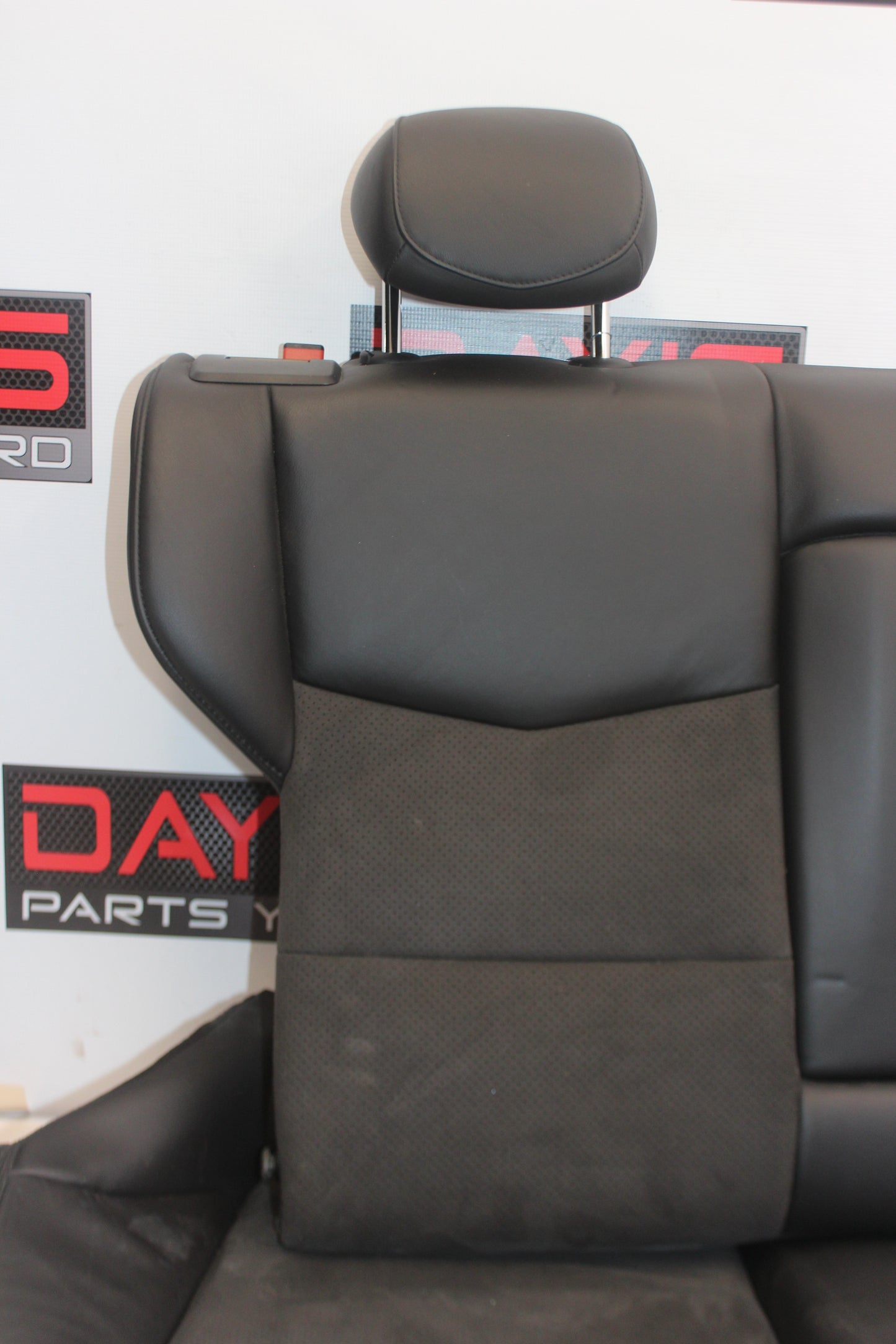 2016 Cadillac ATS-V Rear Seats Black Leather and Suede OEM - Day's Parts Yard