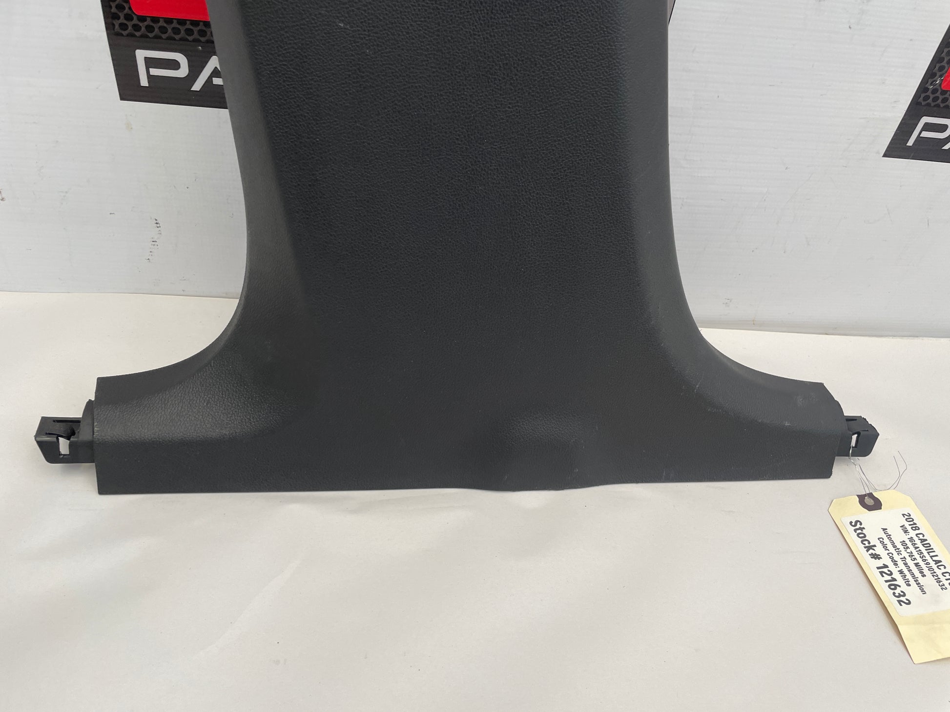 2018 Cadillac CTS-V LH Driver Lower B Pillar Trim Cover Black OEM - Day's Parts Yard