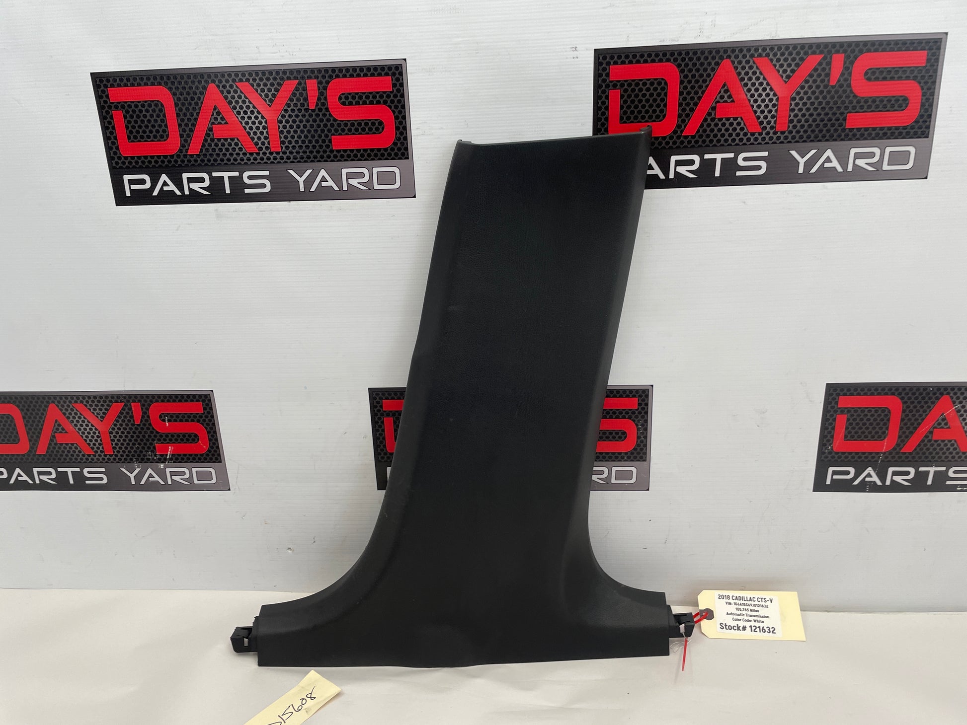 2018 Cadillac CTS-V RH Passenger Interior Lower B Pillar Trim Cover Black OEM - Day's Parts Yard