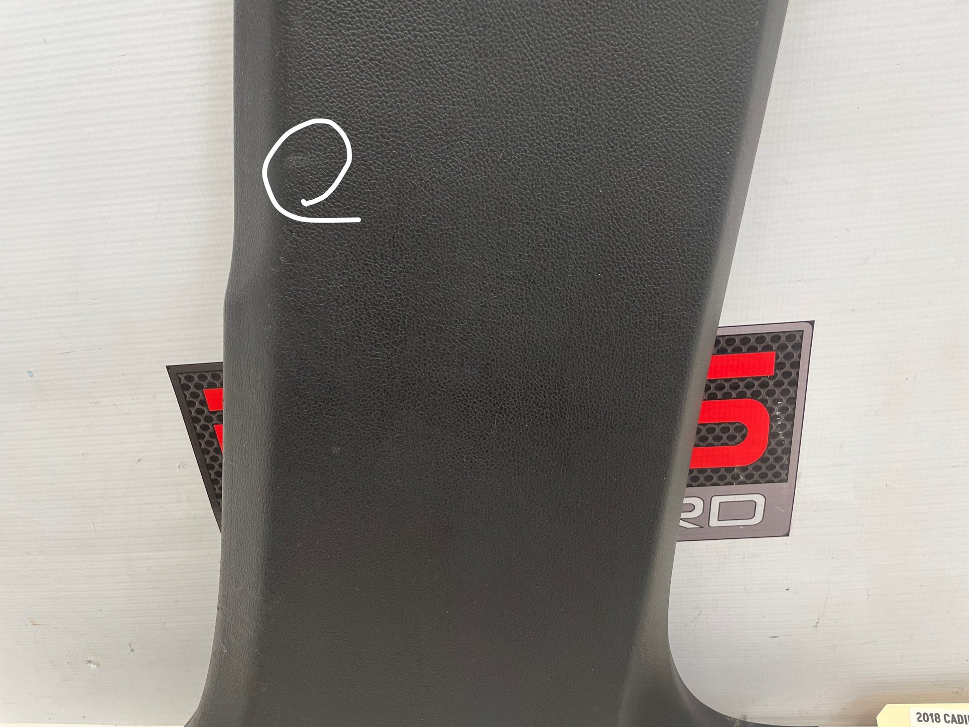 2018 Cadillac CTS-V RH Passenger Interior Lower B Pillar Trim Cover Black OEM - Day's Parts Yard