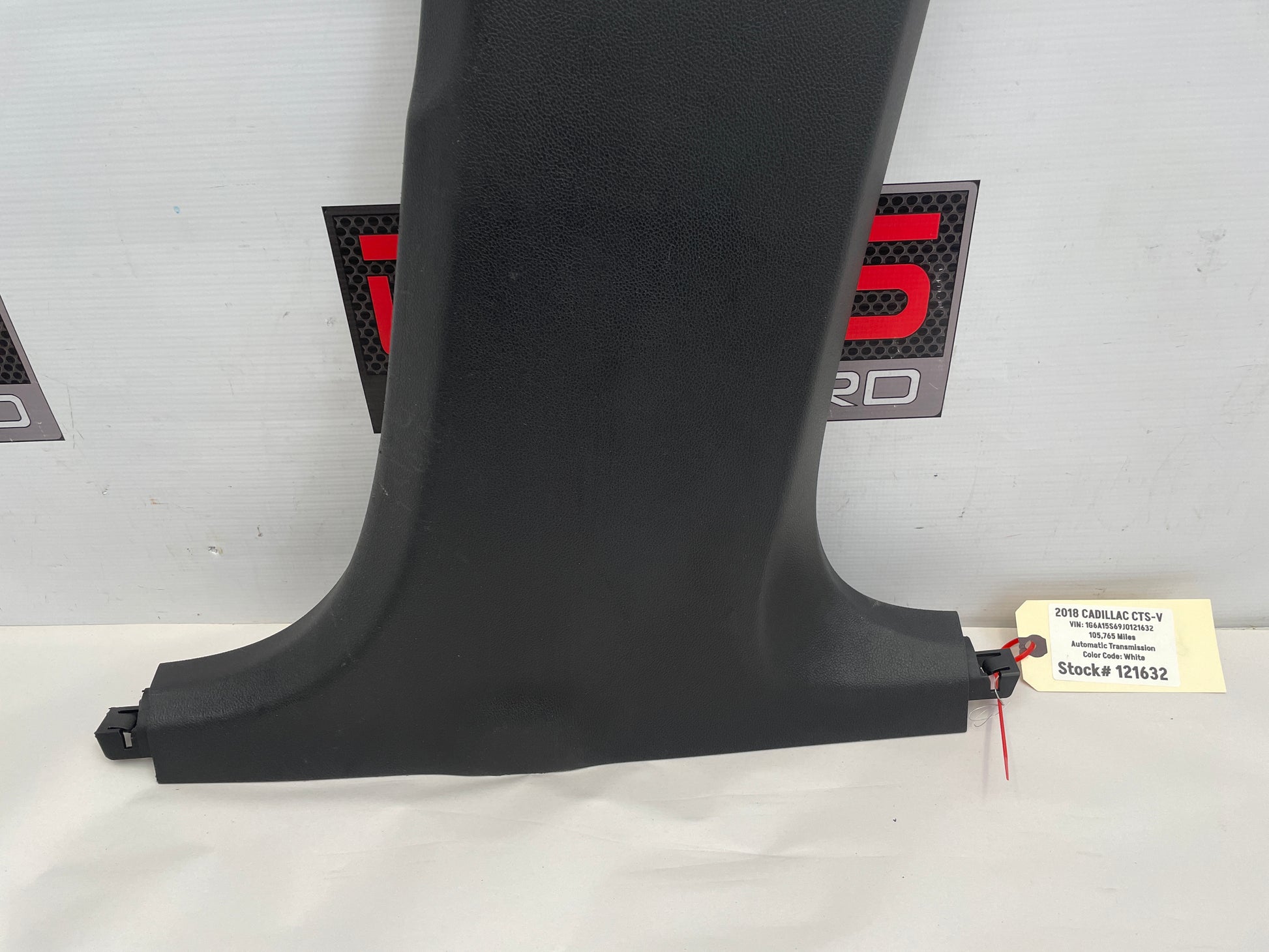 2018 Cadillac CTS-V RH Passenger Interior Lower B Pillar Trim Cover Black OEM - Day's Parts Yard
