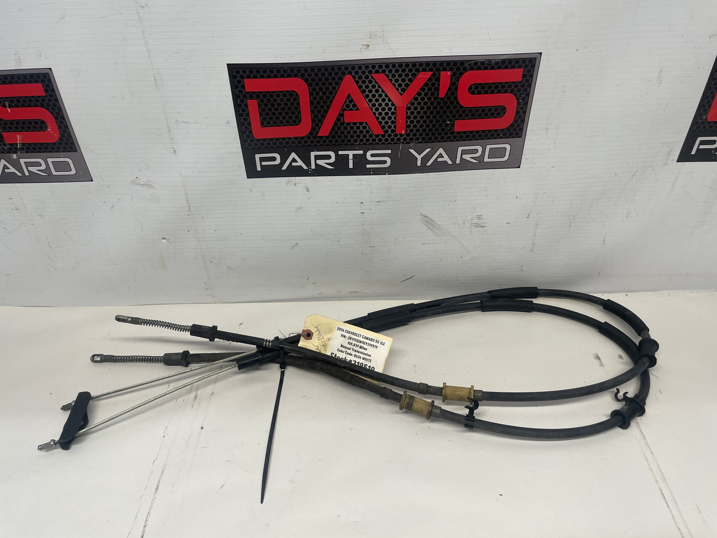 2014 Chevy Camaro SS 1LE Emergency Parking Brake Cables OEM - Day's Parts Yard
