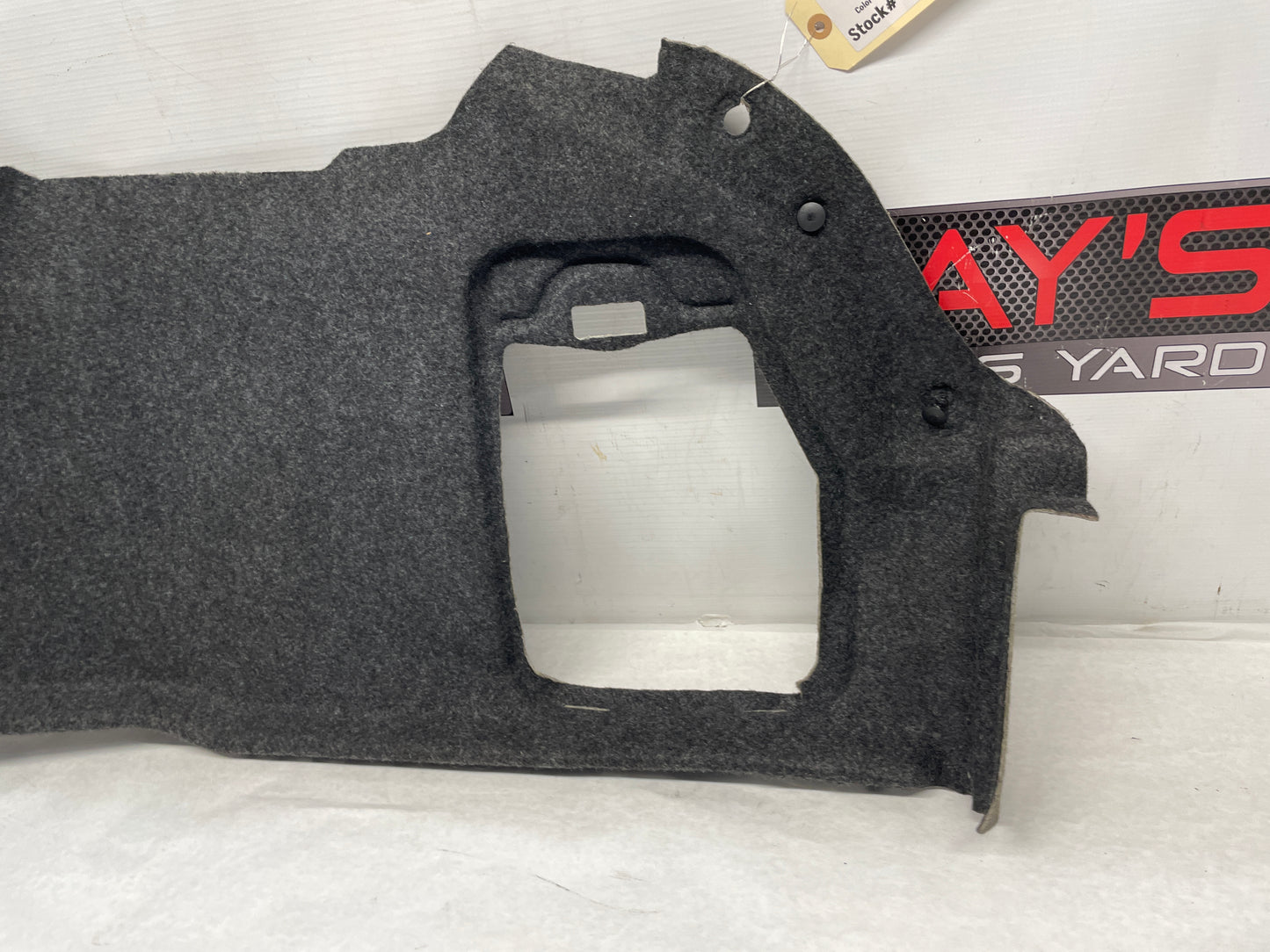 2013 Cadillac CTS-V Coupe RH Passenger Interior Quarter Trunk Carpet Liner OEM - Day's Parts Yard