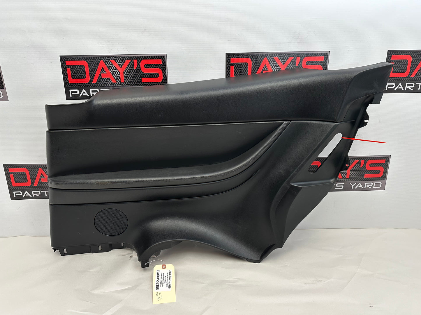 2006 Pontiac GTO Rear RH Passenger Door Panel Interior Quarter Trim OEM - Day's Parts Yard