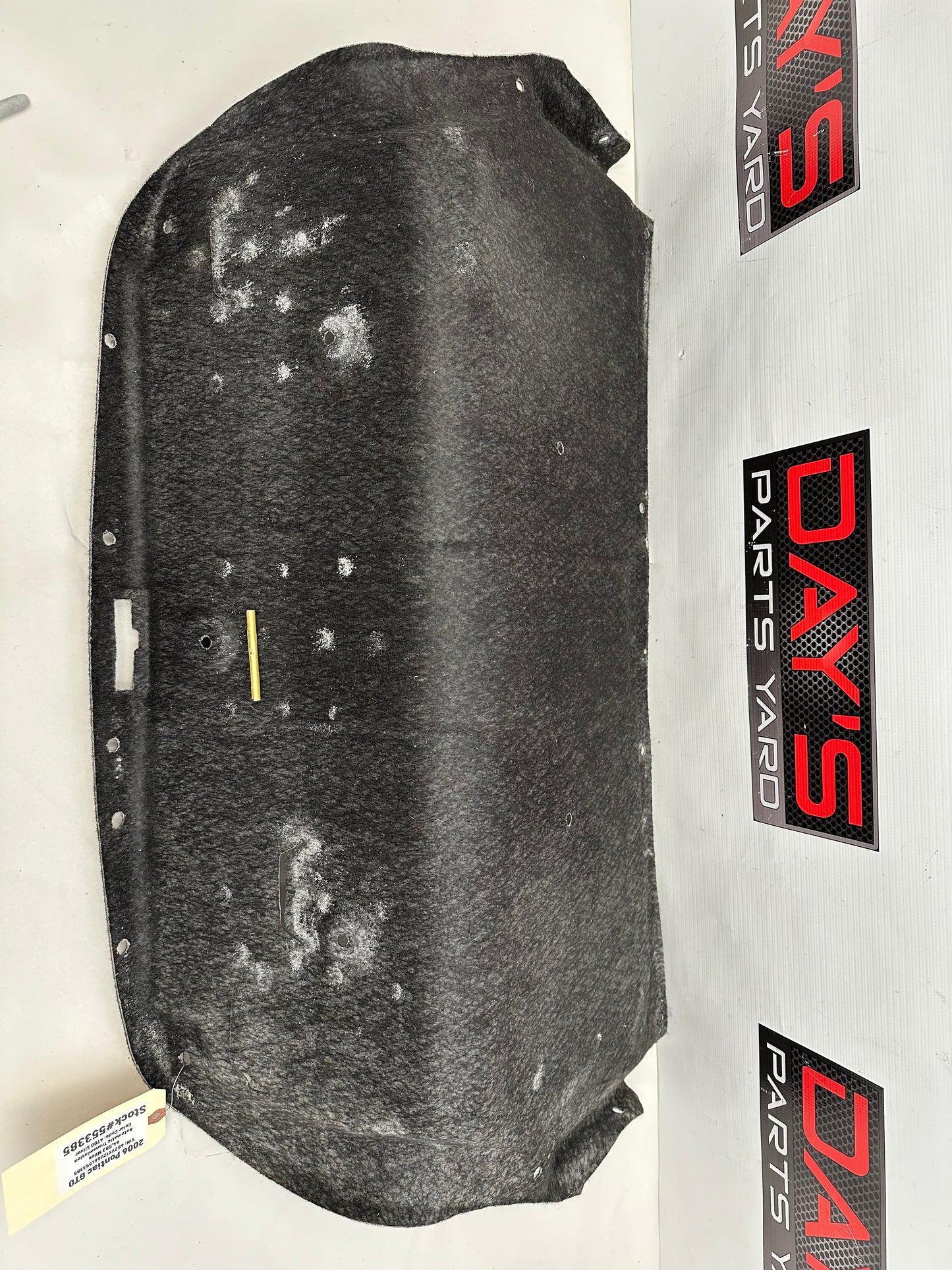 2006 Pontiac GTO Trunk Deck Lid Liner Carpet OEM - Day's Parts Yard