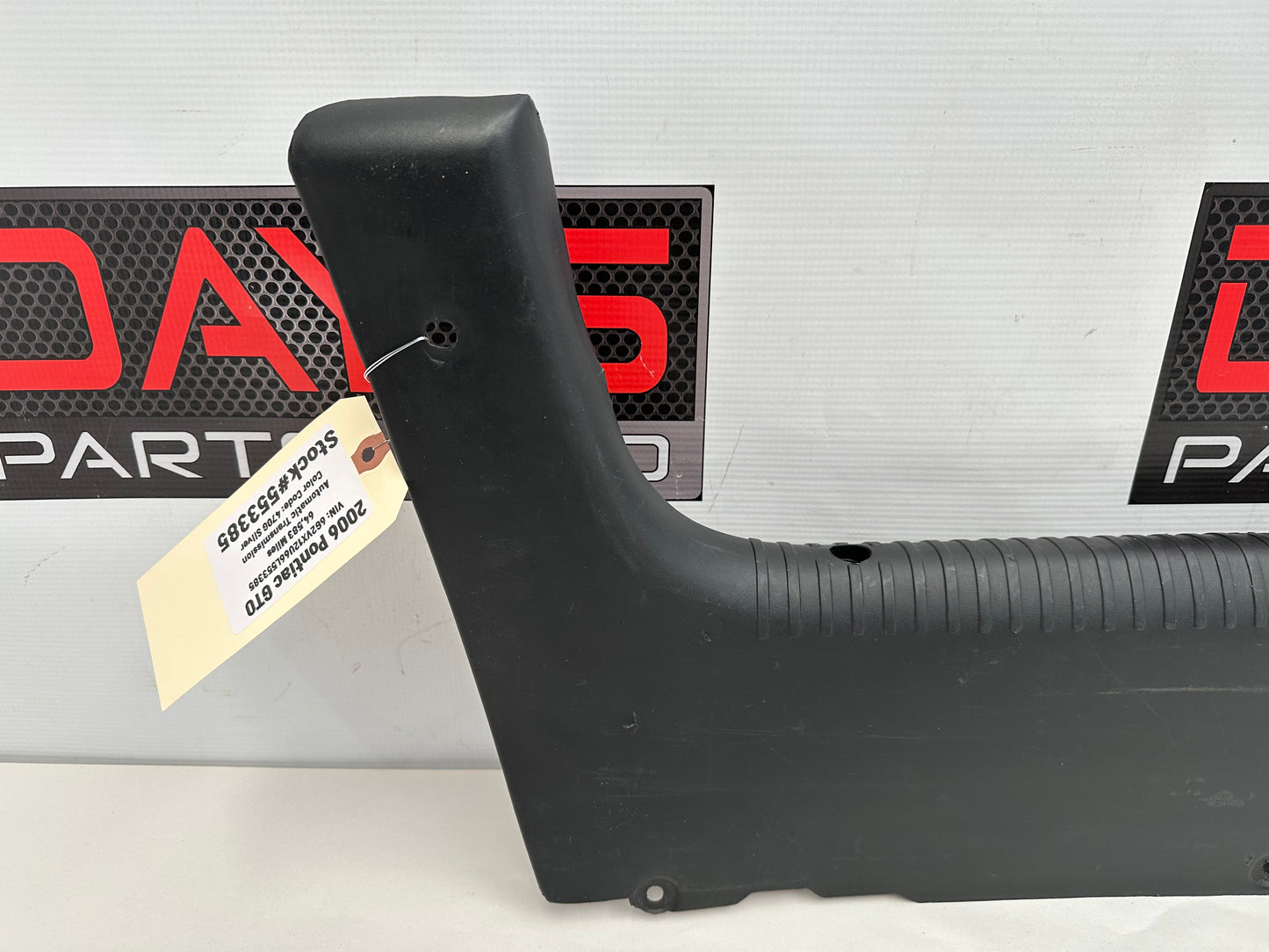 2006 Pontiac GTO Trunk Wall Plastic Cover Trim Panel OEM - Day's Parts Yard