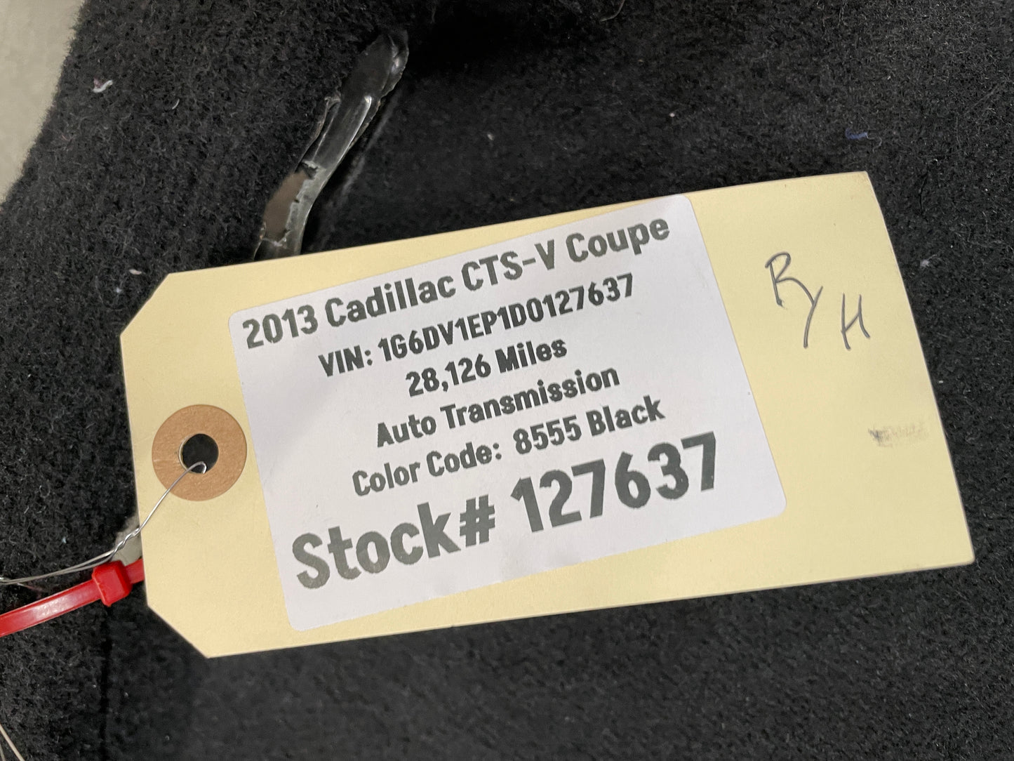 2013 Cadillac CTS-V Coupe Complete Floor Carpet OEM - Day's Parts Yard