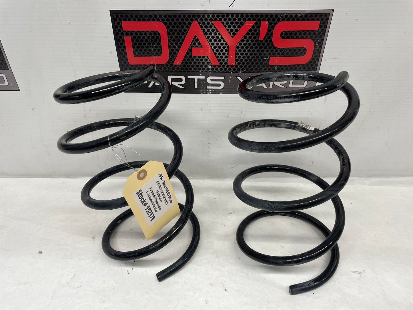 2014 Chevy SS Sedan Front Coil Springs OEM