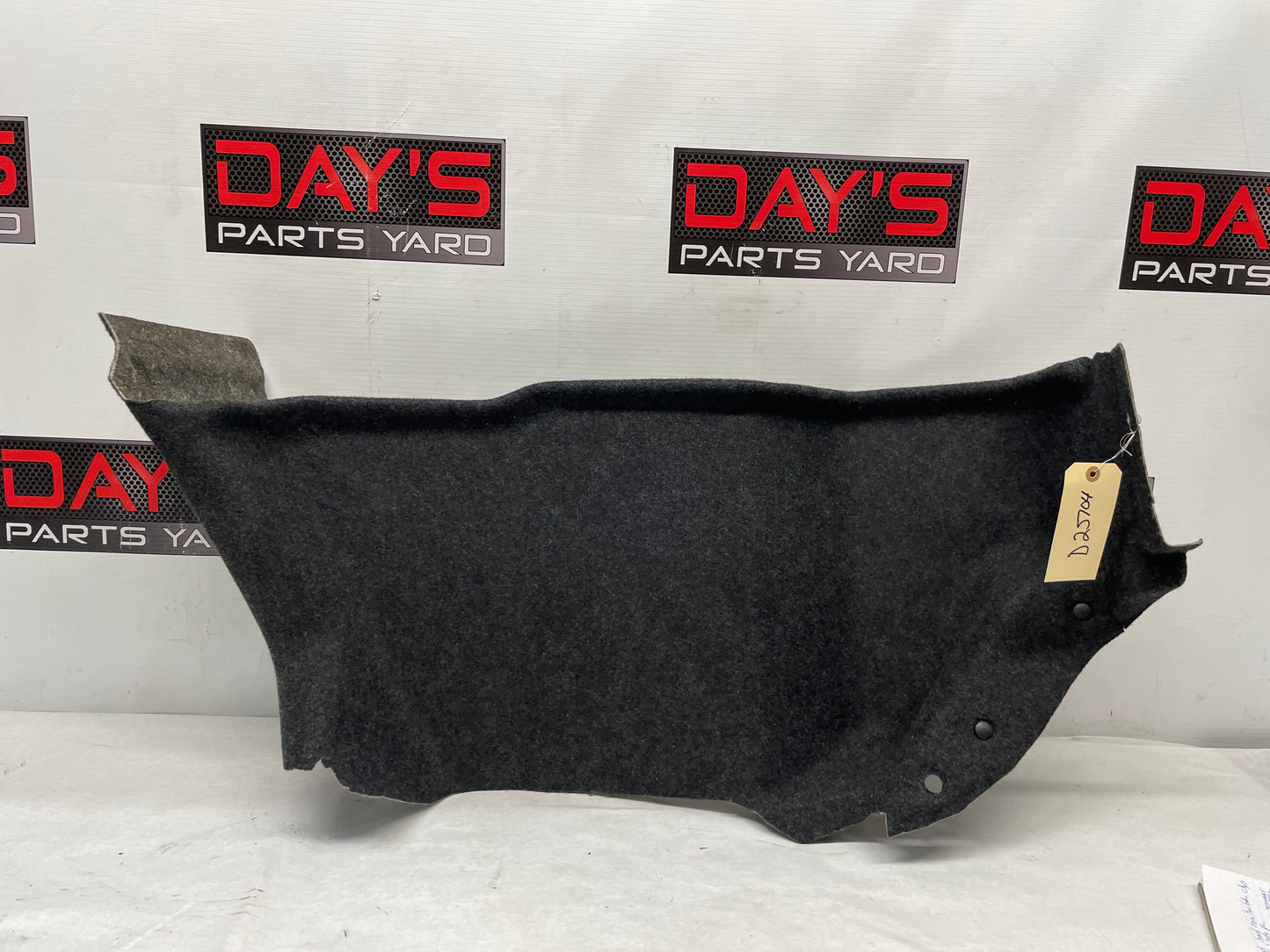 2013 Cadillac CTS-V Coupe LH Driver Interior Quarter Trunk Carpet Felt Liner OEM - Day's Parts Yard