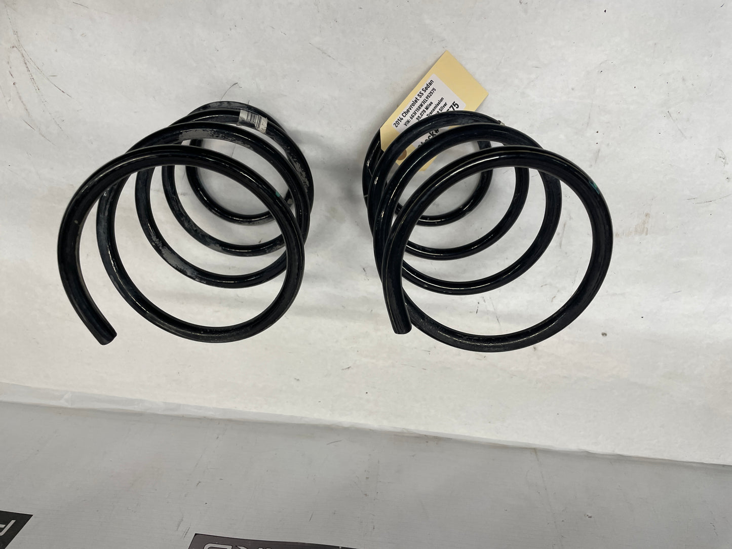 2014 Chevy SS Sedan Front Coil Springs OEM
