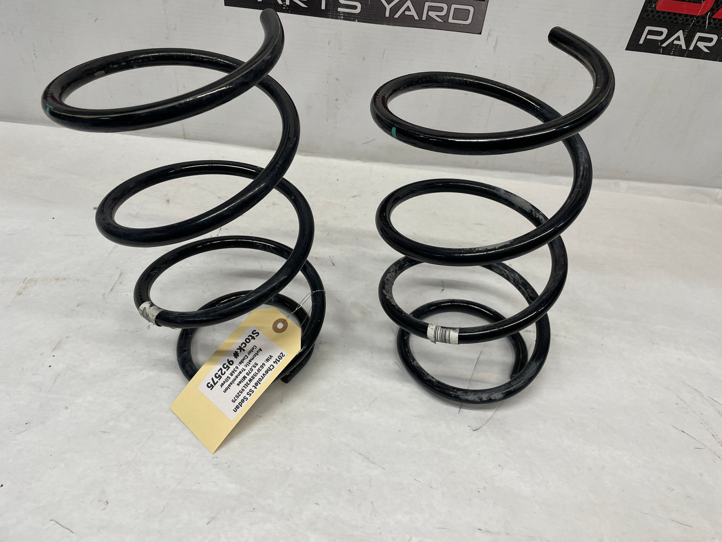 2014 Chevy SS Sedan Front Coil Springs OEM
