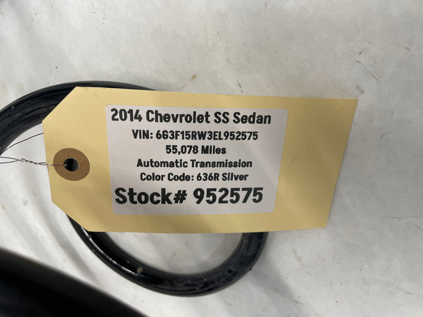 2014 Chevy SS Sedan Front Coil Springs OEM