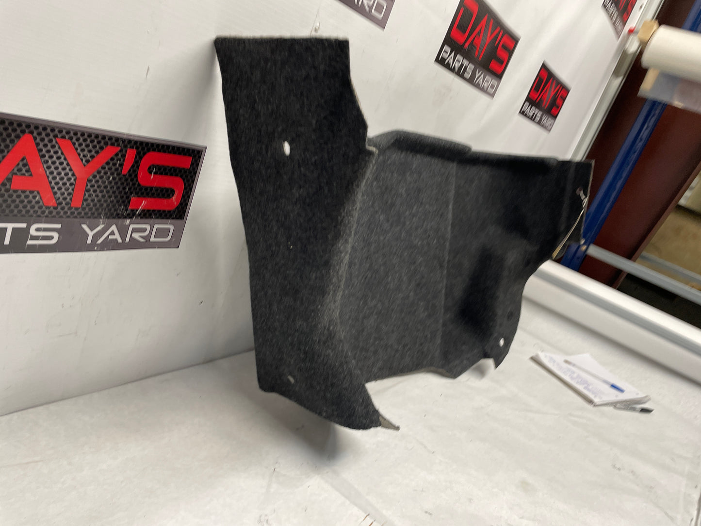 2013 Cadillac CTS-V Coupe LH Driver Interior Quarter Trunk Carpet Felt Liner OEM - Day's Parts Yard