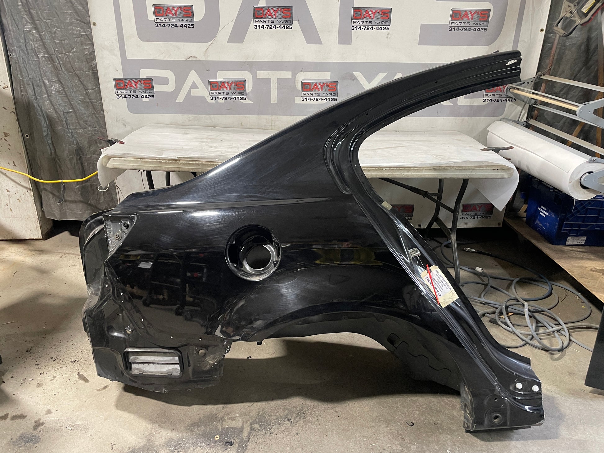 2017 Chevrolet SS Sedan RH Passenger Quarter Panel Black OEM - Day's Parts Yard