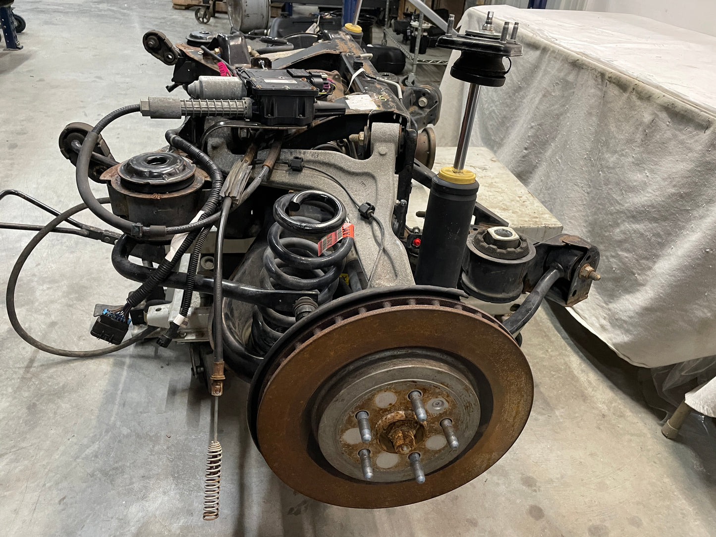 2013 Cadillac CTS-V Coupe Complete Rear Cradle Diff. Sub Frame Assembly 3.23 LSD OEM - Day's Parts Yard