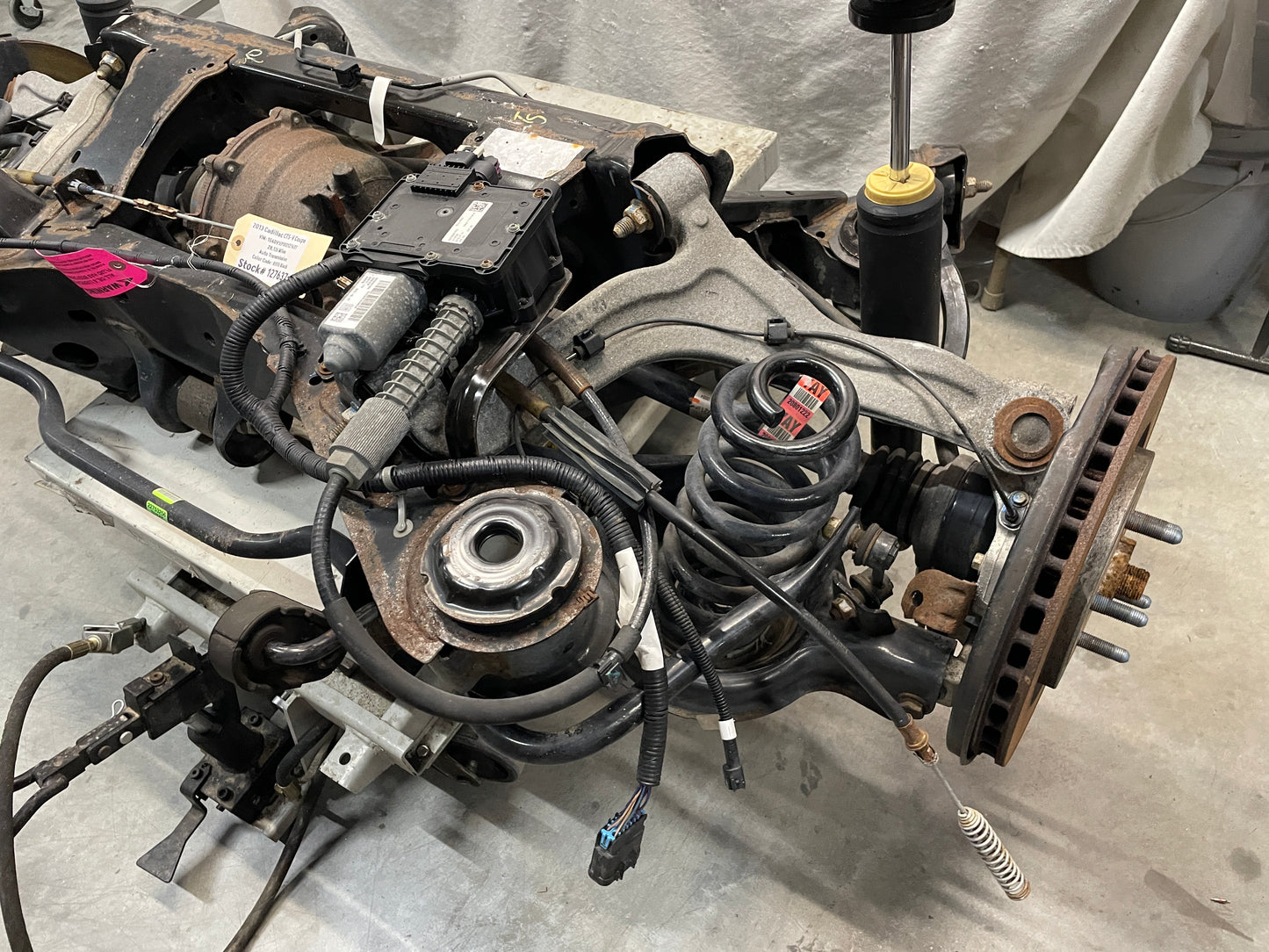 2013 Cadillac CTS-V Coupe Complete Rear Cradle Diff. Sub Frame Assembly 3.23 LSD OEM - Day's Parts Yard