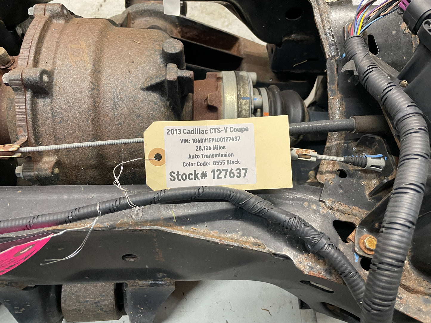 2013 Cadillac CTS-V Coupe Complete Rear Cradle Diff. Sub Frame Assembly 3.23 LSD OEM - Day's Parts Yard