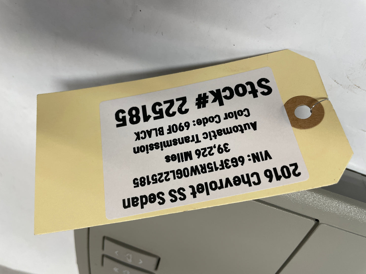 2016 Chevy SS Sedan Overhead Console Dome Light Controls OEM - Day's Parts Yard