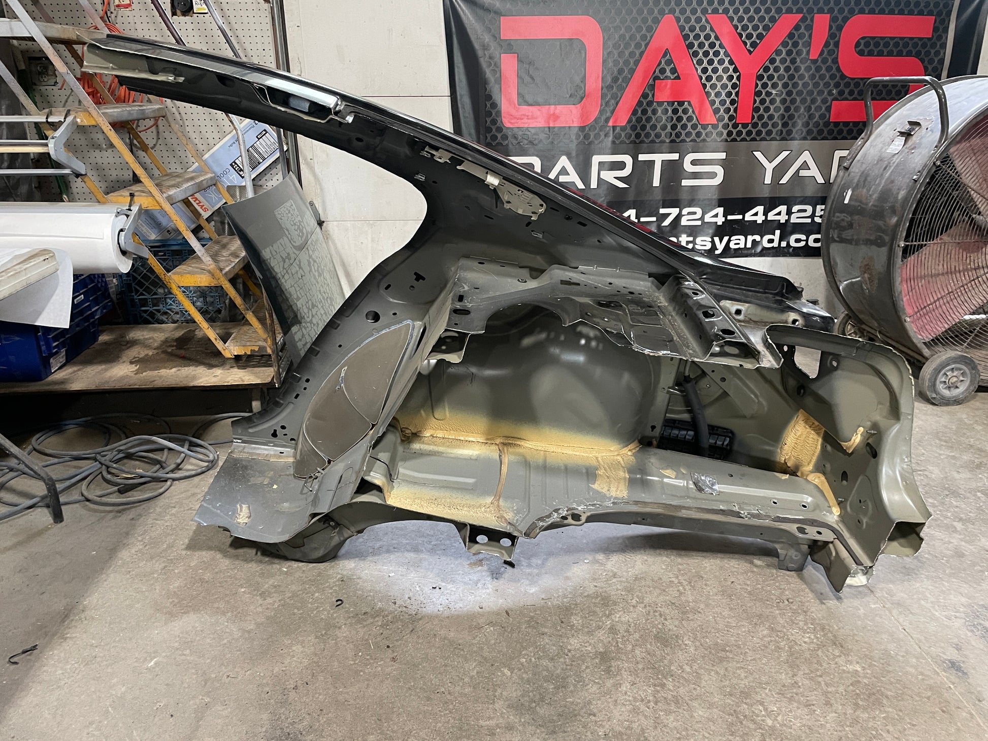 2017 Chevrolet SS Sedan RH Passenger Quarter Panel Black OEM - Day's Parts Yard