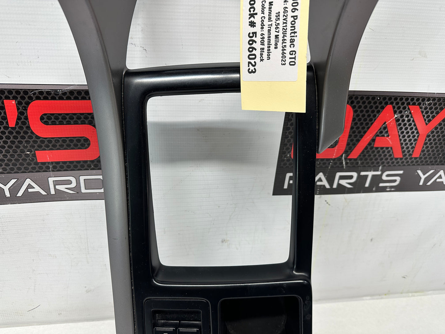 2006 Pontiac GTO Center Console Shifter Bezel Trim Window Switches OEM - Day's Parts Yard