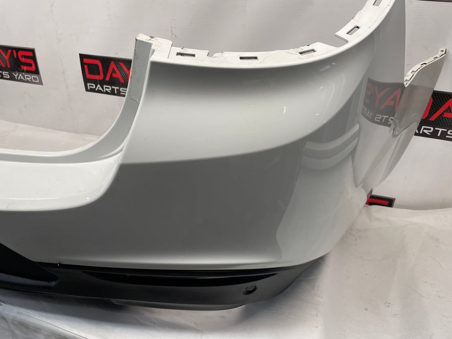 2014 Chevy SS Sedan Rear Bumper Cover White OEM - Day's Parts Yard