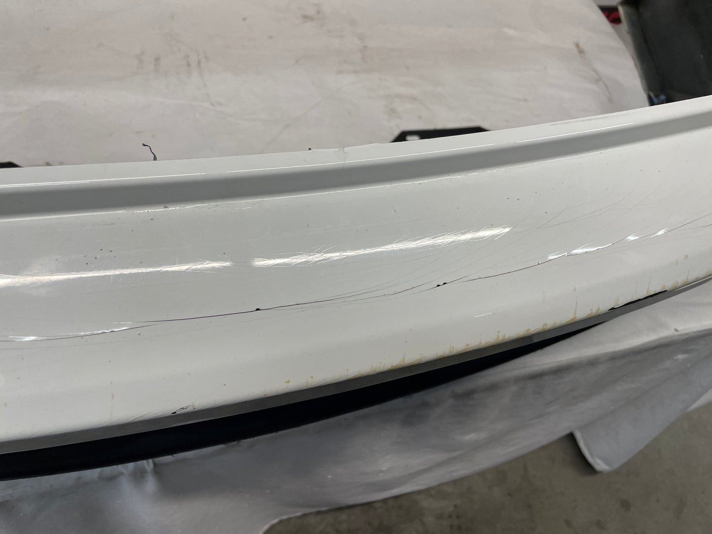 2014 Chevy SS Sedan Rear Bumper Cover White OEM - Day's Parts Yard