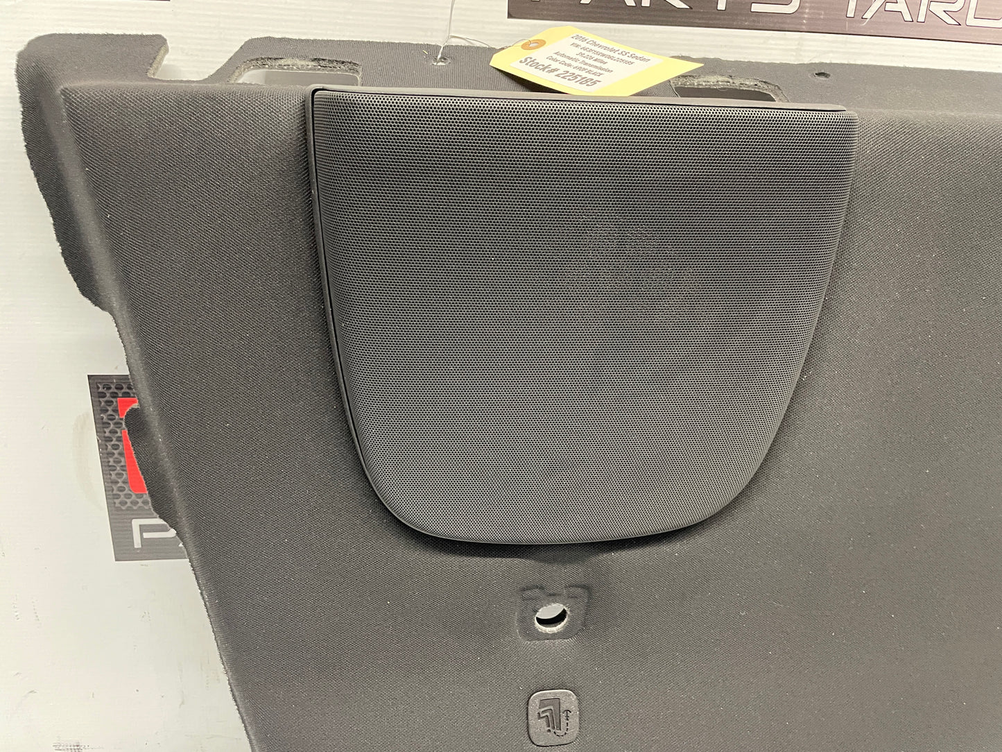 2016 Chevy SS Sedan Rear Package Deck Tray Parcel Shelf Trim Lid OEM - Day's Parts Yard