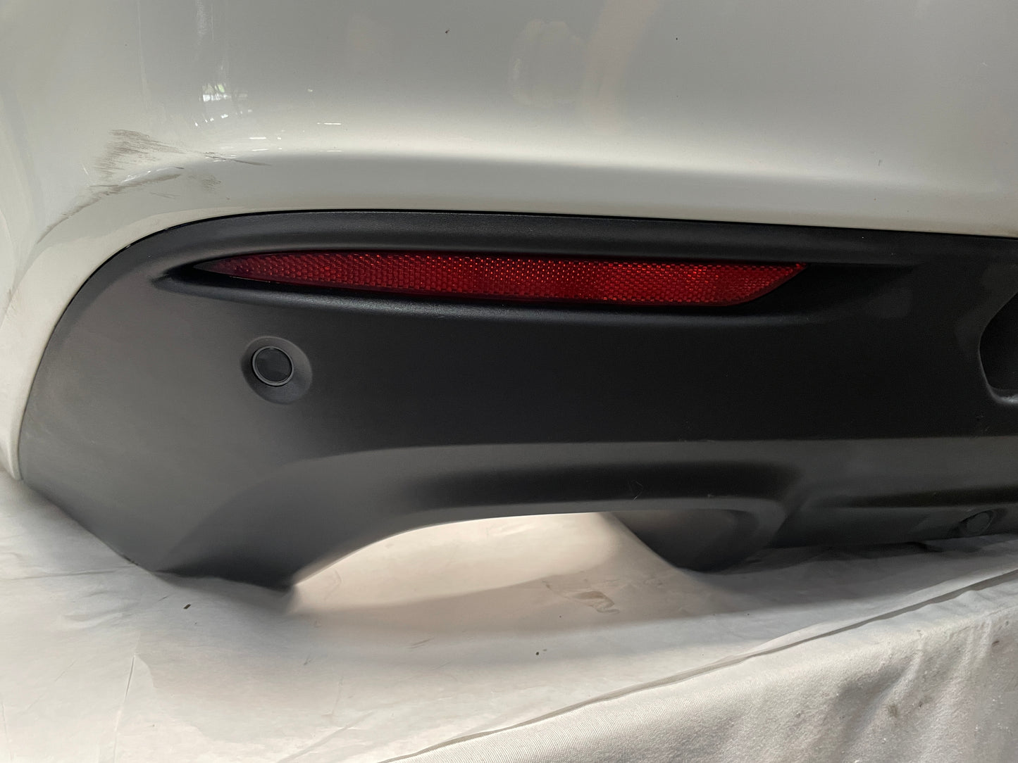 2014 Chevy SS Sedan Rear Bumper Cover White OEM - Day's Parts Yard