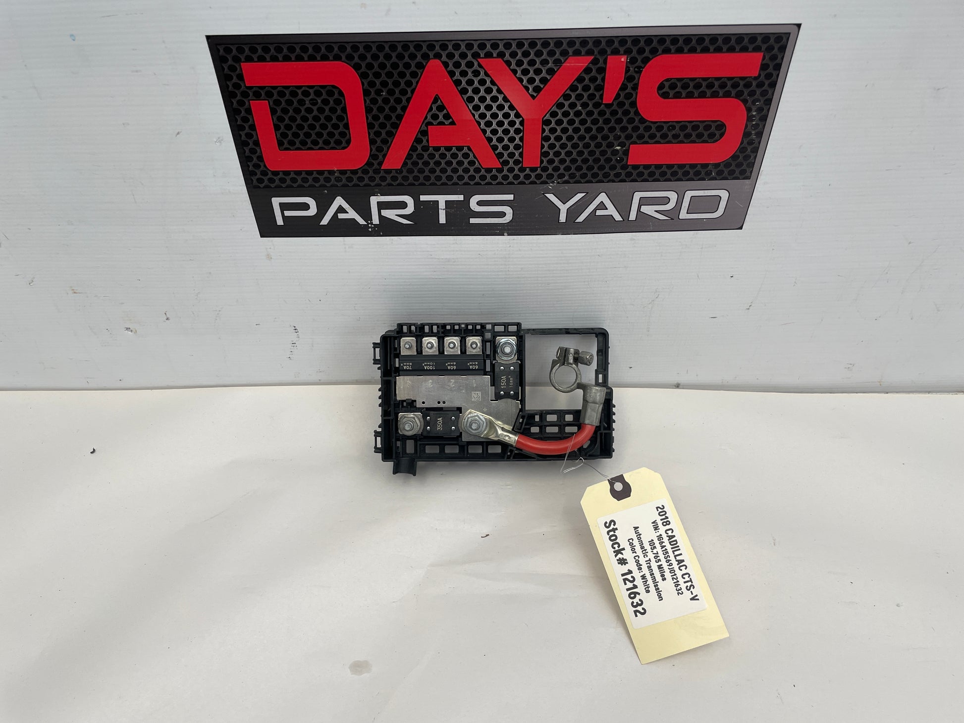 2018 Cadillac CTS-V Positive Terminal Relay OEM - Day's Parts Yard