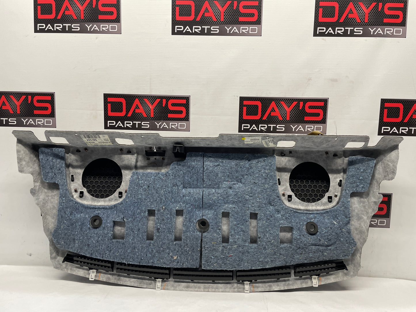 2016 Chevy SS Sedan Rear Package Deck Tray Parcel Shelf Trim Lid OEM - Day's Parts Yard