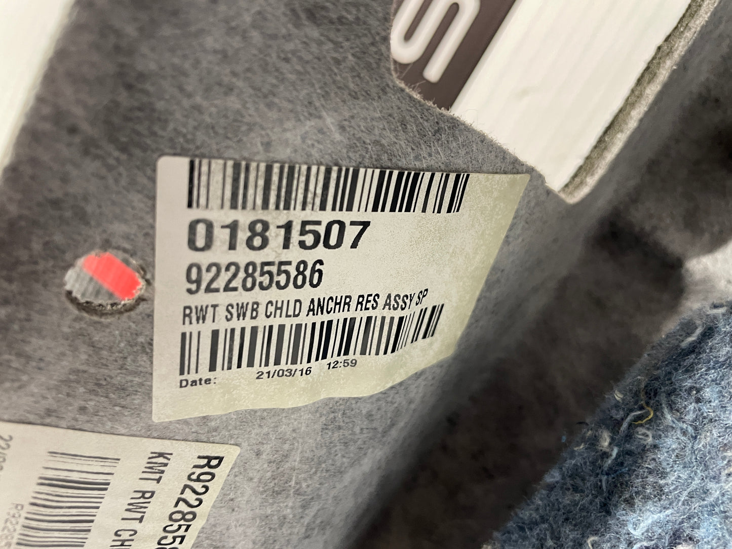 2016 Chevy SS Sedan Rear Package Deck Tray Parcel Shelf Trim Lid OEM - Day's Parts Yard