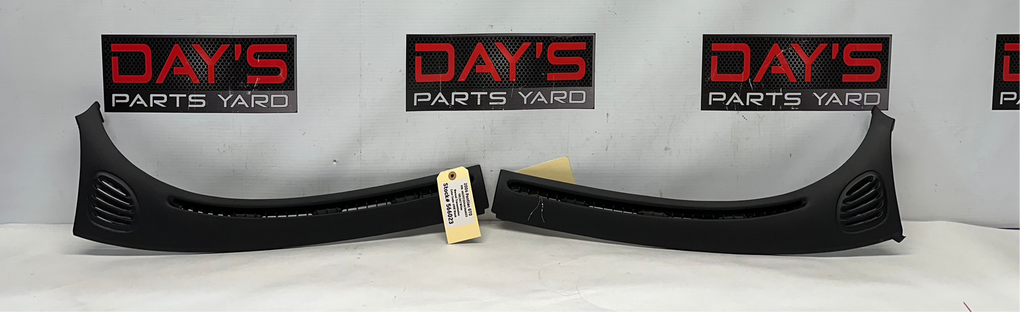 2006 Pontiac GTO Windshield Dash Cowl Defrost Panels Vent Trim Pair OEM - Day's Parts Yard