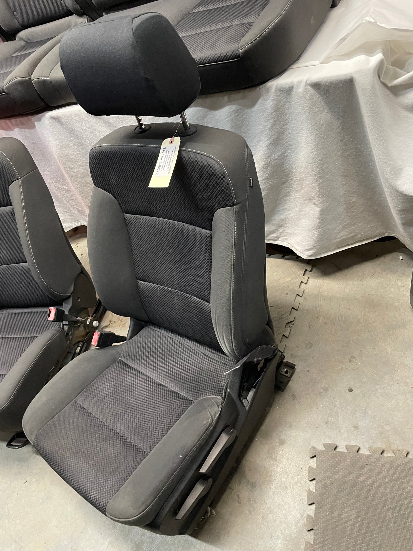2015 Chevy Silverado K1500 Fronts and Rears Seats Cloth OEM - Day's Parts Yard