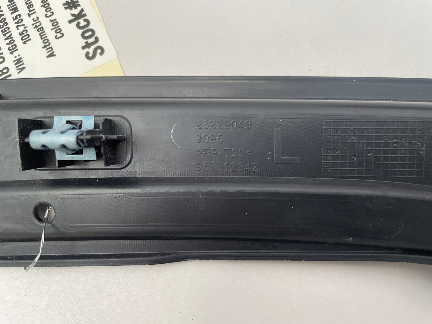 2018 Cadillac CTS-V LH Driver Fender Ledge Cover Shield OEM - Day's Parts Yard