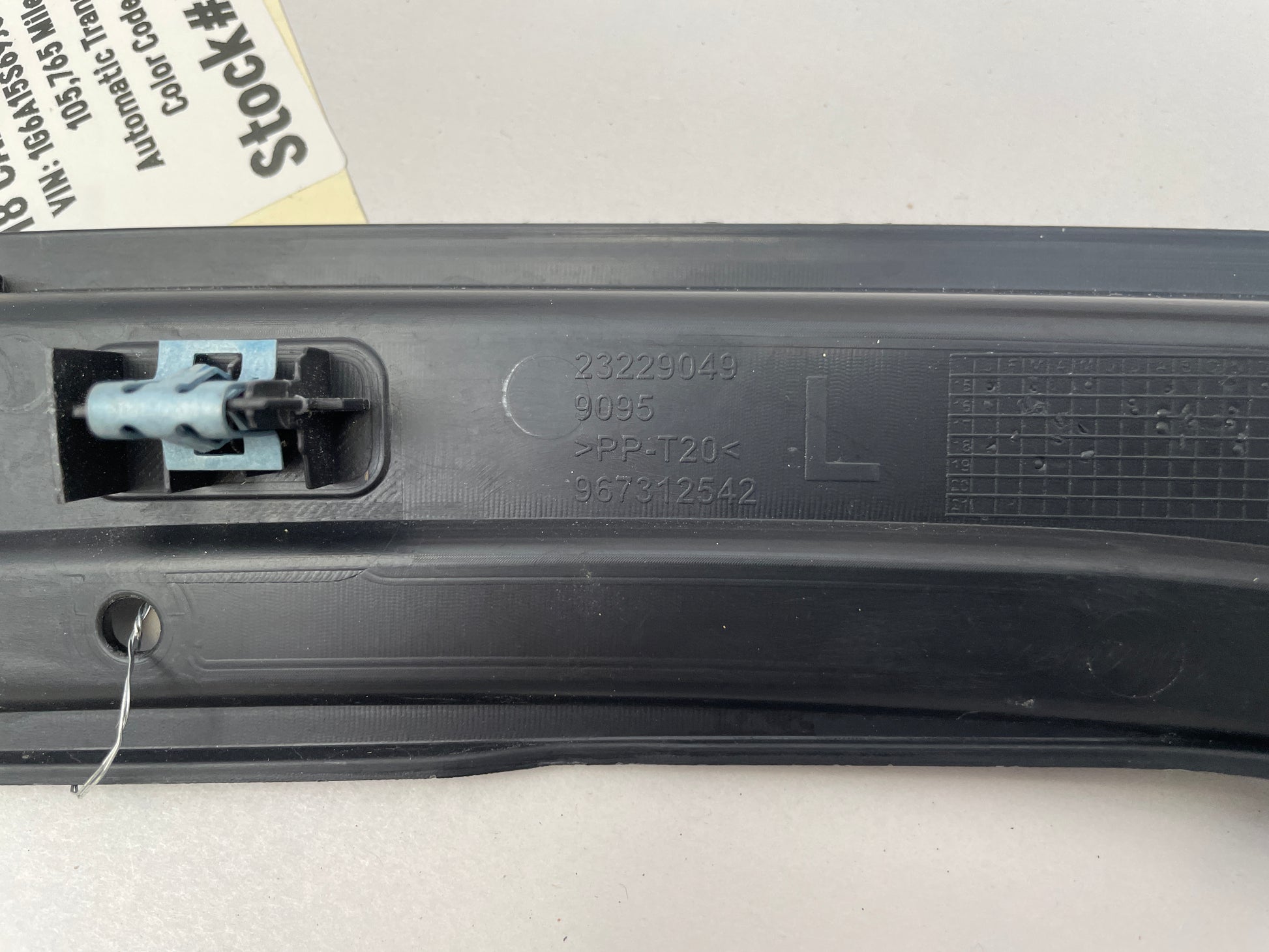 2018 Cadillac CTS-V LH Driver Fender Ledge Cover Shield OEM - Day's Parts Yard