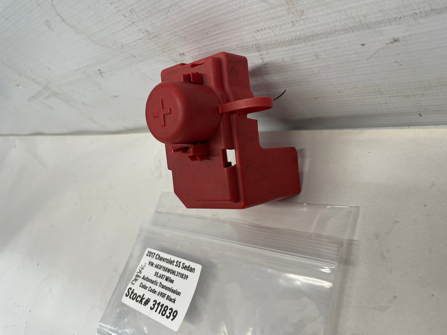 2017 Chevy SS Sedan Positive Battery Jump Start Post Cover OEM - Day's Parts Yard