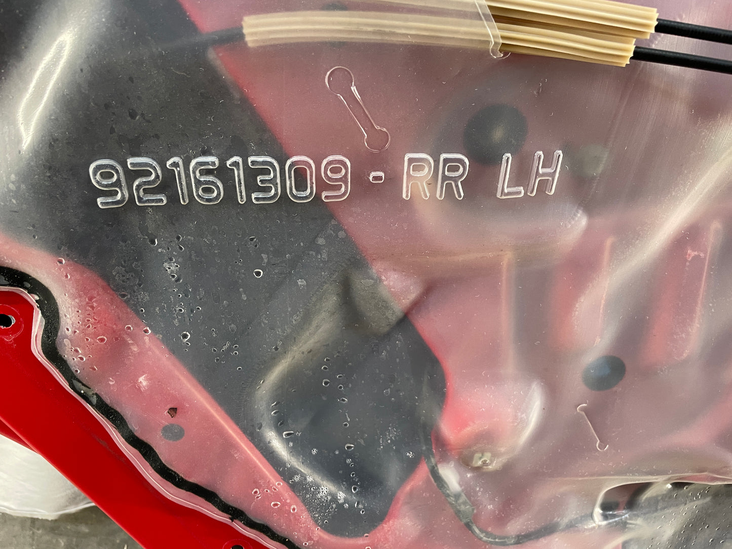 2009 Pontiac G8 GT LH Driver Rear Exterior Door Red OEM